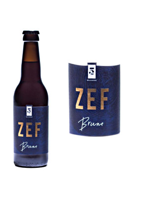 Bière brune Zef 33cl